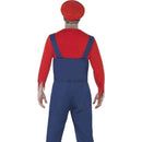 Zombie Plumber Costume Red & Blue Adult