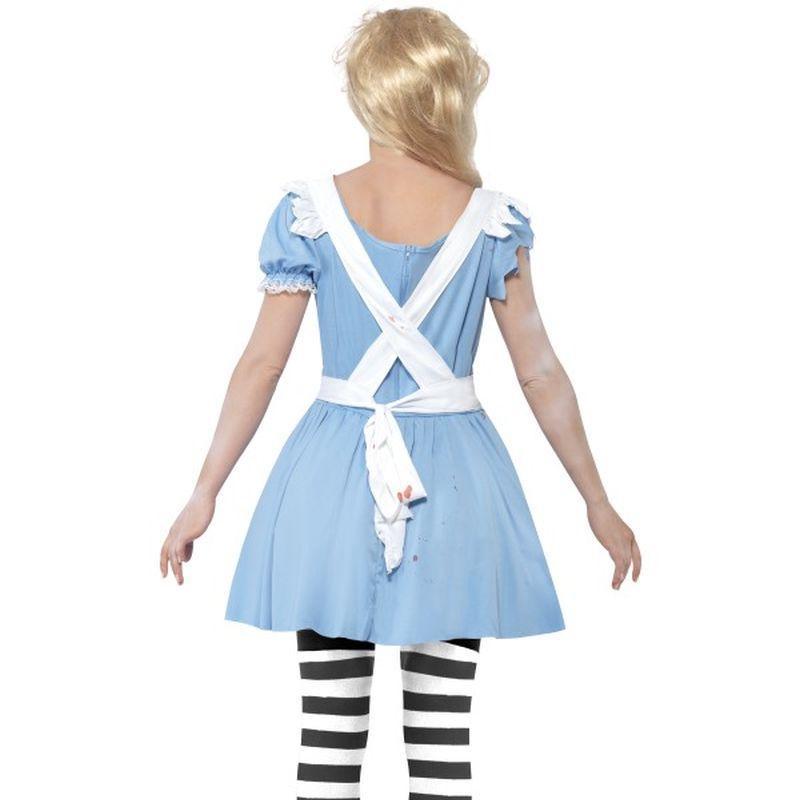 Zombie Malice Costume Adult Blue White Red Womens