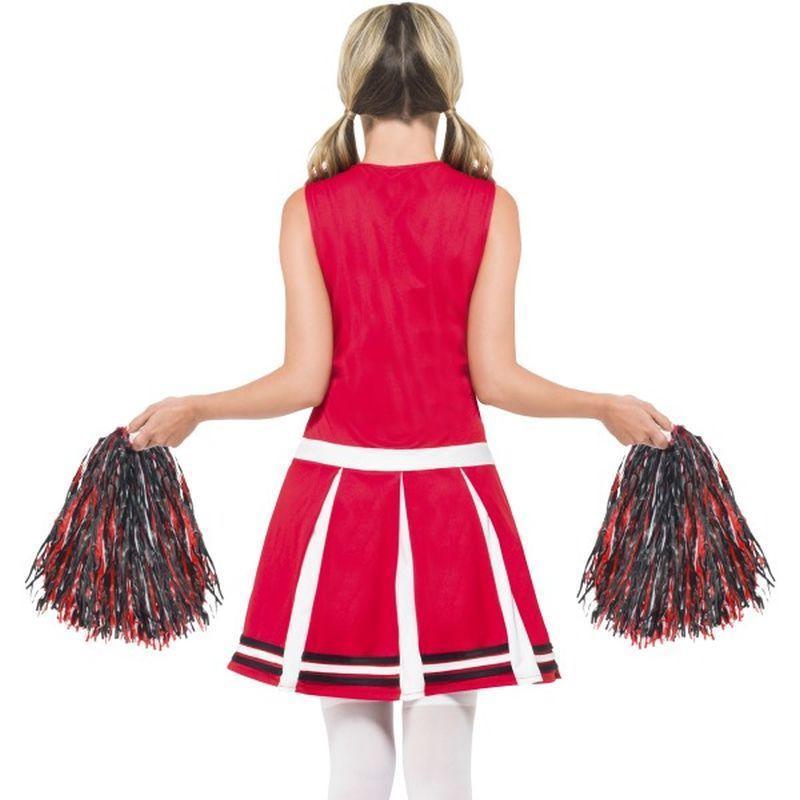 Cheerleader Costume Adult Red Womens