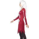 Beauty Bones Costume Red Ladies Skeleton Dress