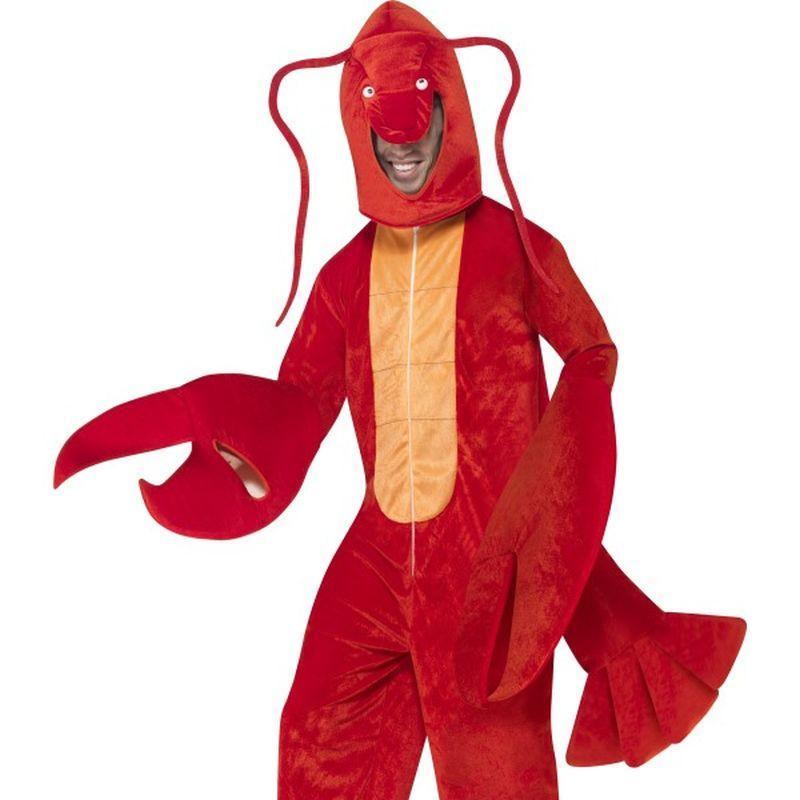 Lobster Costume - One Size Mens Red