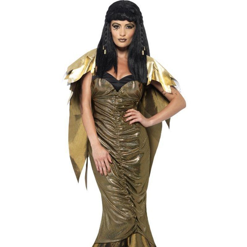 Dark Cleopatra - UK Dress 8-10 Womens Gold