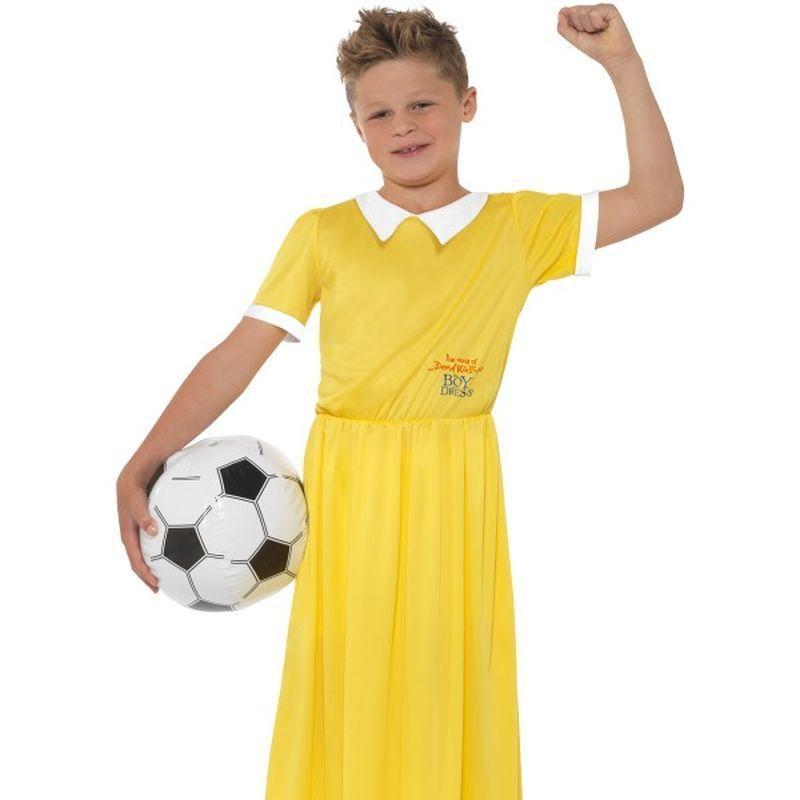 David Walliams Deluxe The Boy In The Dress Costume Kids Yellow Boys