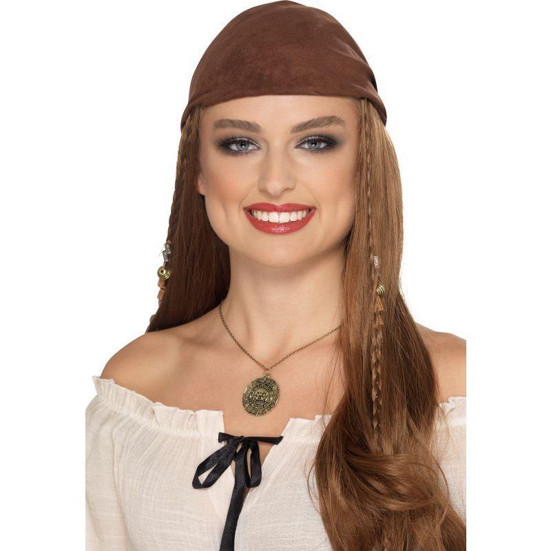 Pirate Necklace Adult Bronze Womens