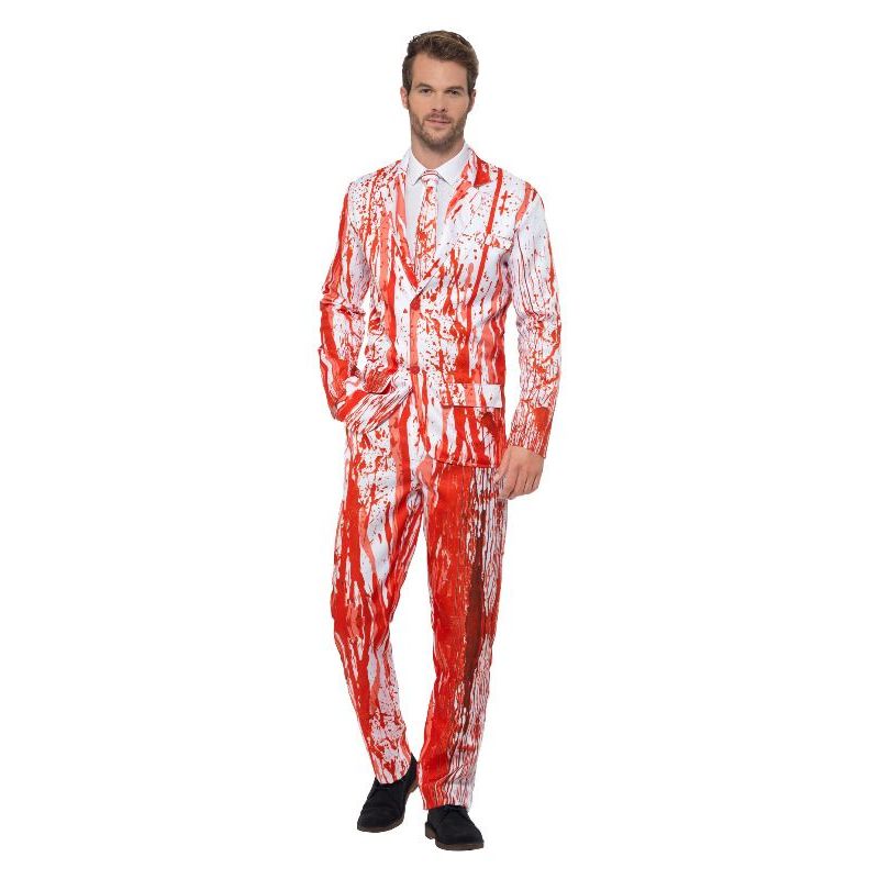 Blood Drip Suit Adult Red Mens -1