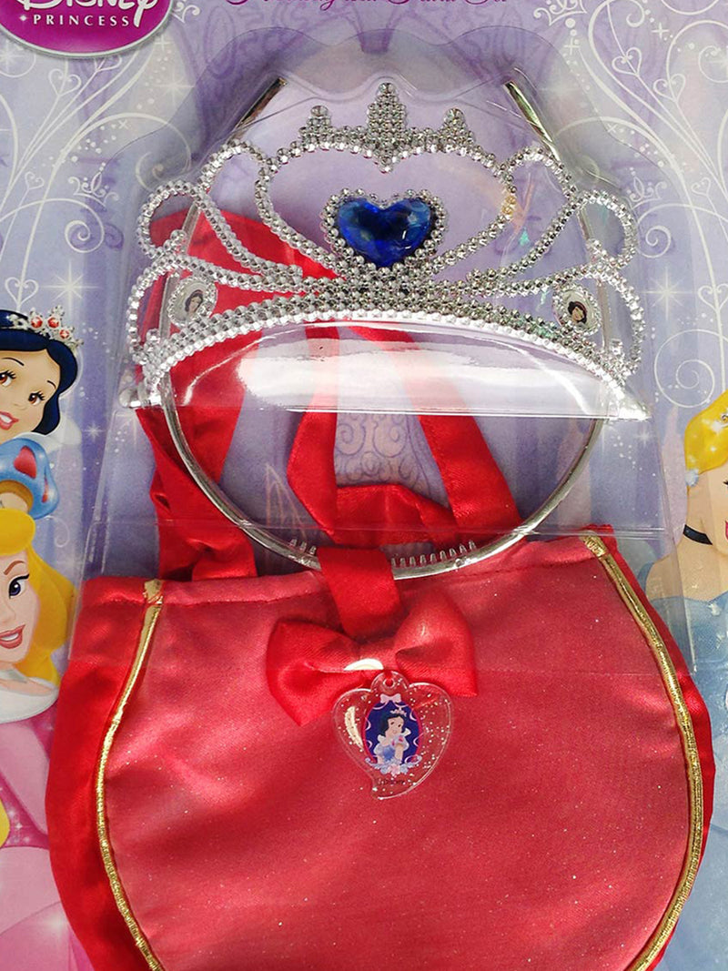 Snow White Handbag & Tiara Girls Red -2