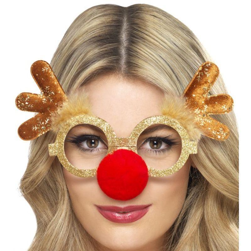 Reindeer Comedy Specs - One Size