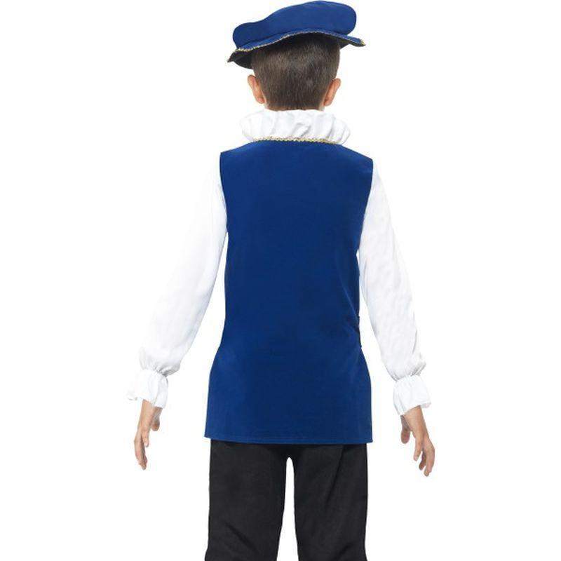 Tudor Boy Costume Kids Royal Blue Boys