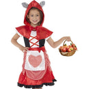 Miss Hood Costume - Small Age 4-6 Girls Red