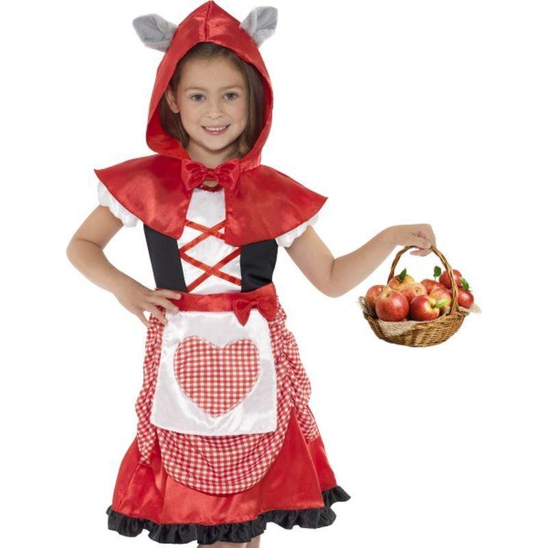 Miss Hood Costume - Small Age 4-6 Girls Red