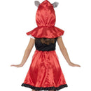 Miss Hood Costume Kids Red