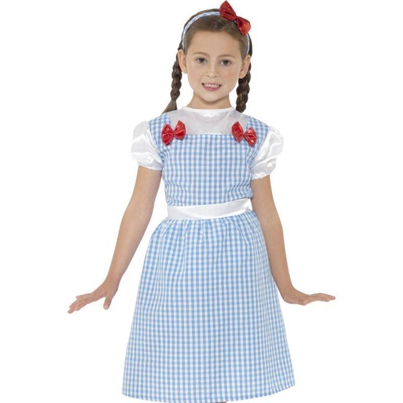 Country Girl Costume - Small Age 4-6 Girls Blue