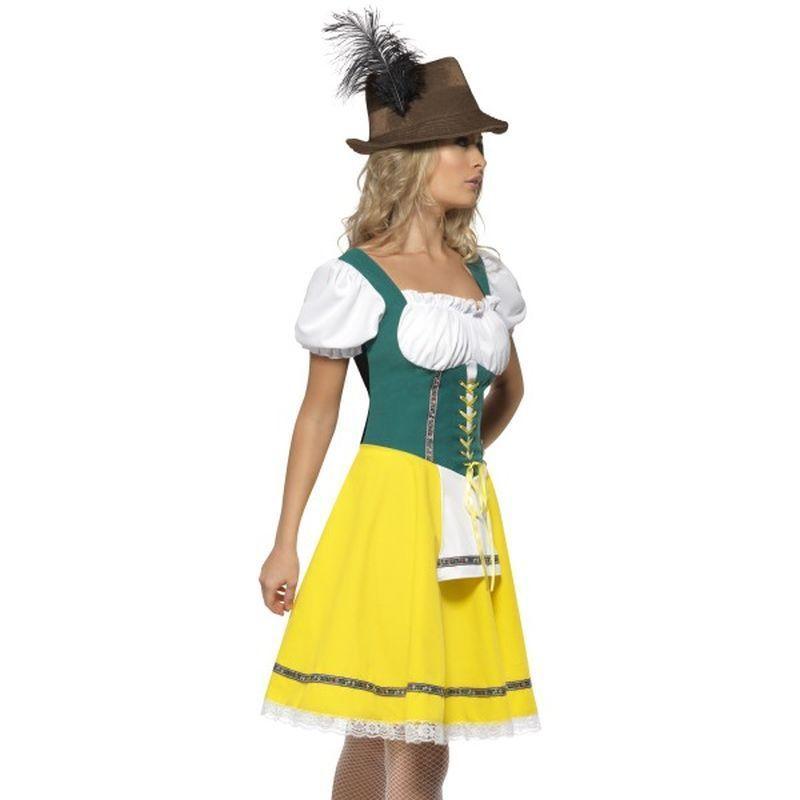 Oktoberfest Costume Female Adult Green Yellow Womens