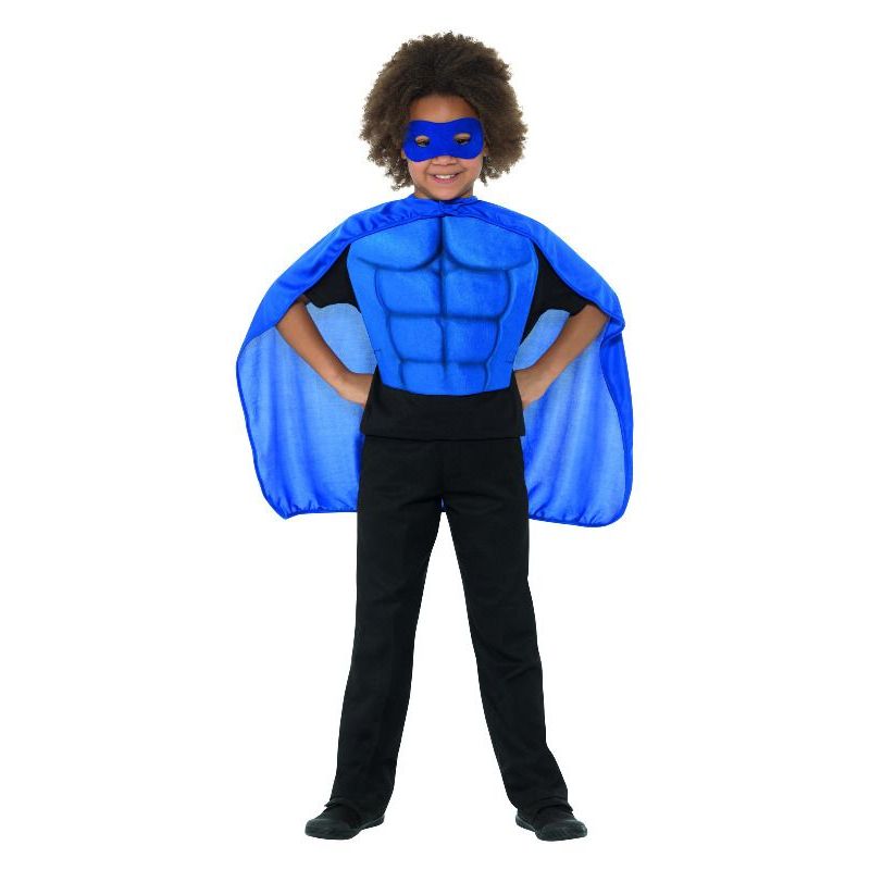 Kids Superhero Kit Child Blue Unisex