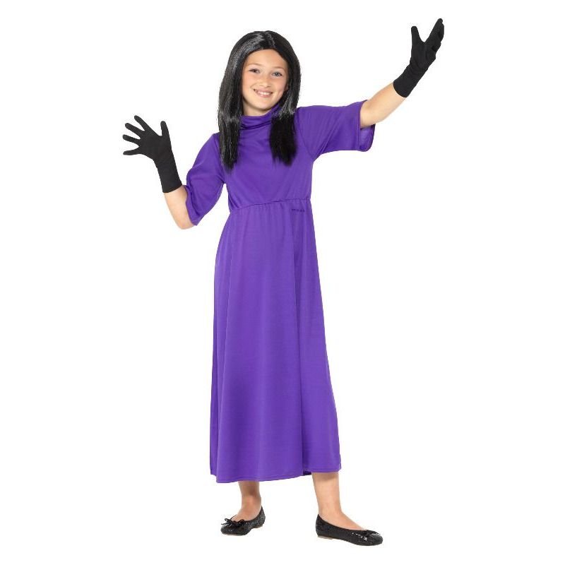 Roald Dahl Deluxe The Witches Costume Kids Purple Girls