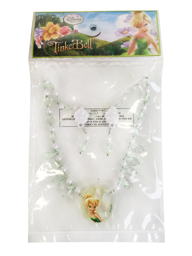Tinker Bell Jewellery Set Womens Green