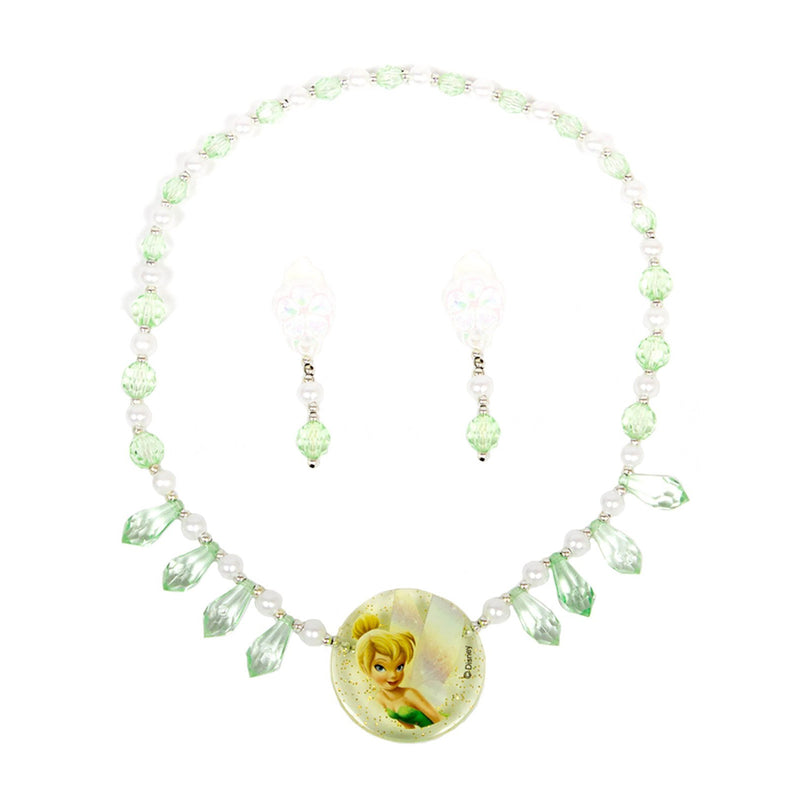 Tinker Bell Jewellery Set Womens Green