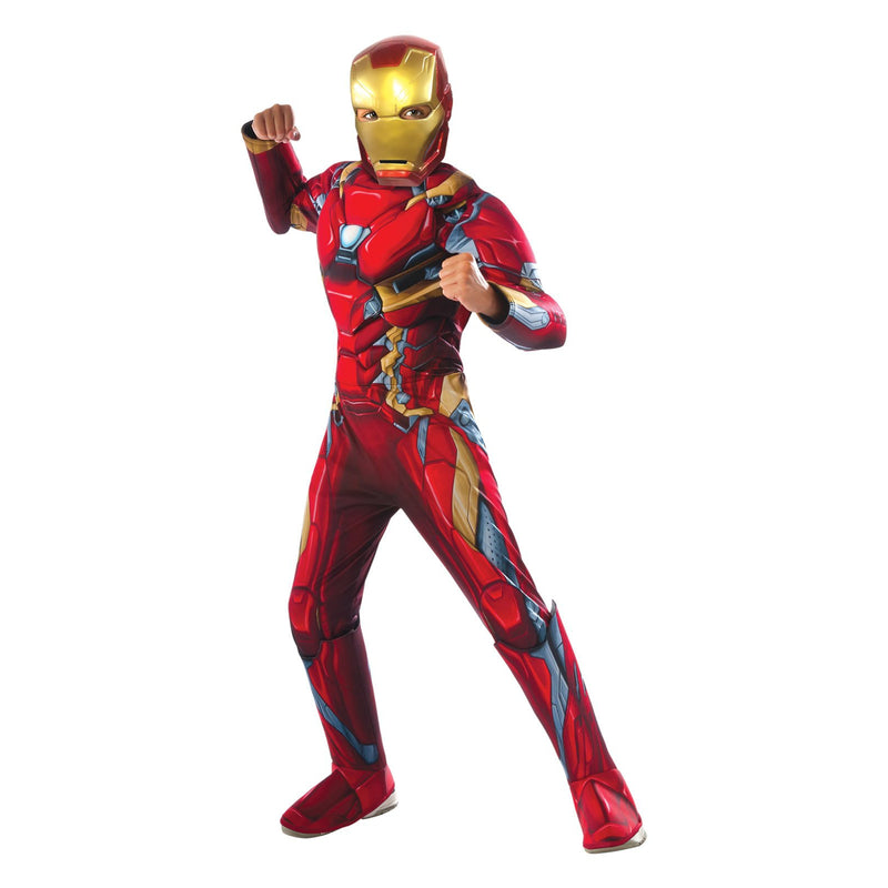Iron Man Deluxe Cw Costume Boys Red -4