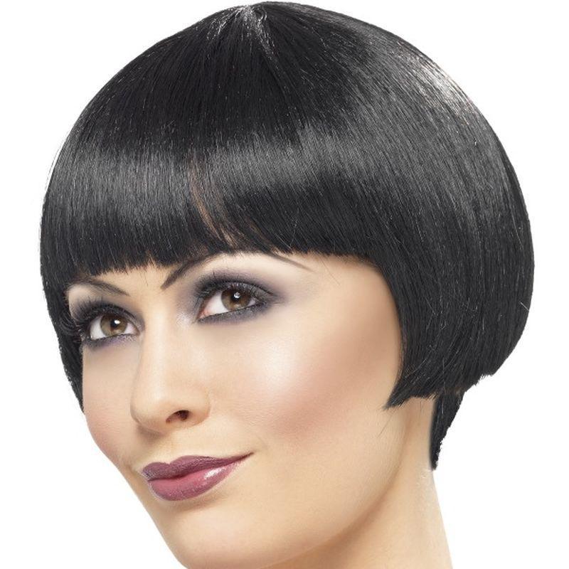 20s Flapper Bob Wig - One Size Womens Black