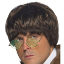 Britpop Wig - One Size Mens Brown