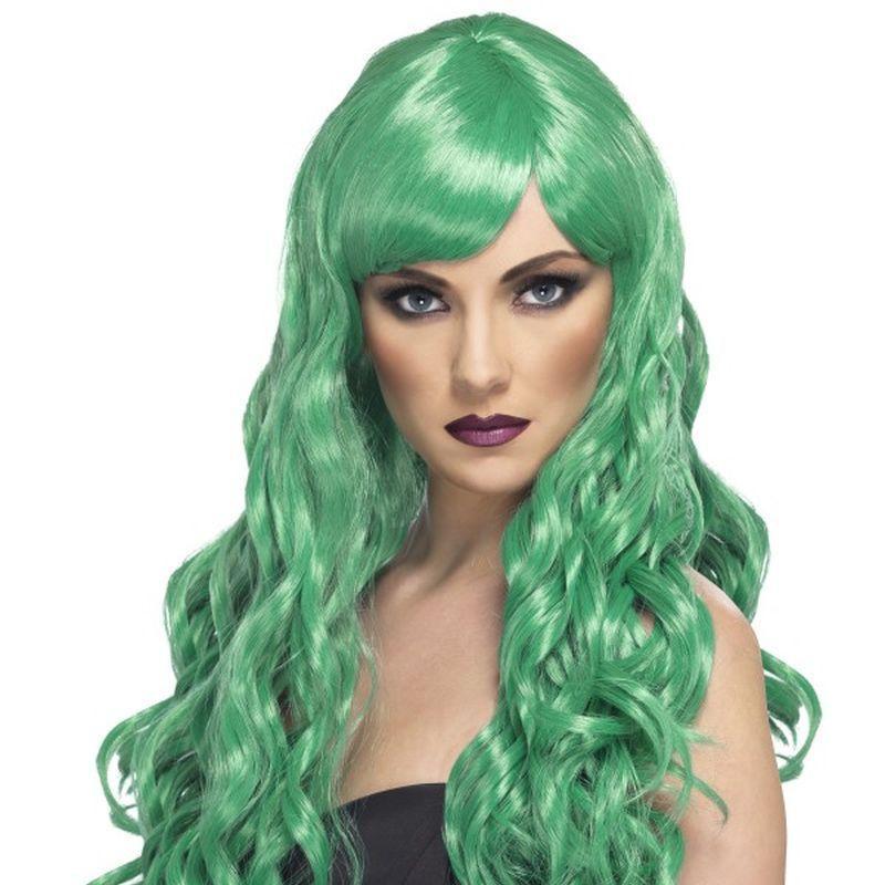 Desire Wig Adult Green Womens -1