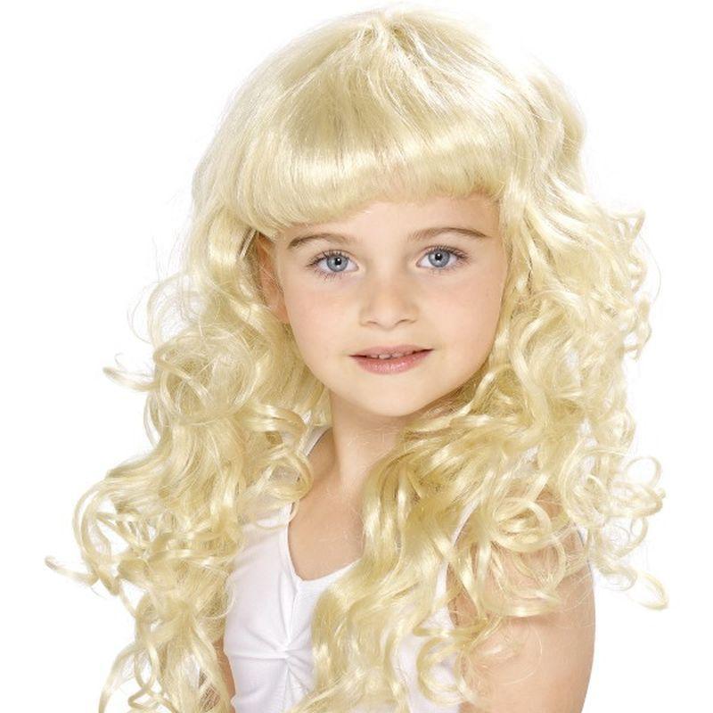 Girls Princess Wig - One Size Girls Blonde