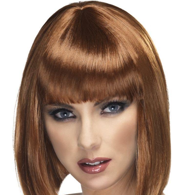 Glam Wig - One Size Womens Brown