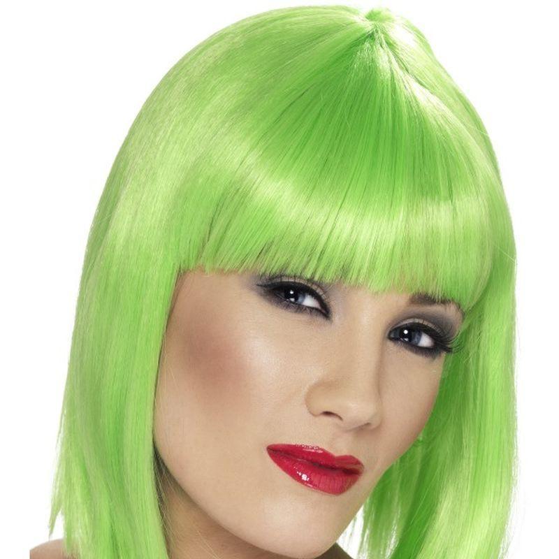 Glam Wig - One Size Womens Green
