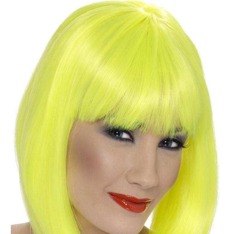 Glam Wig - One Size Womens Yellow