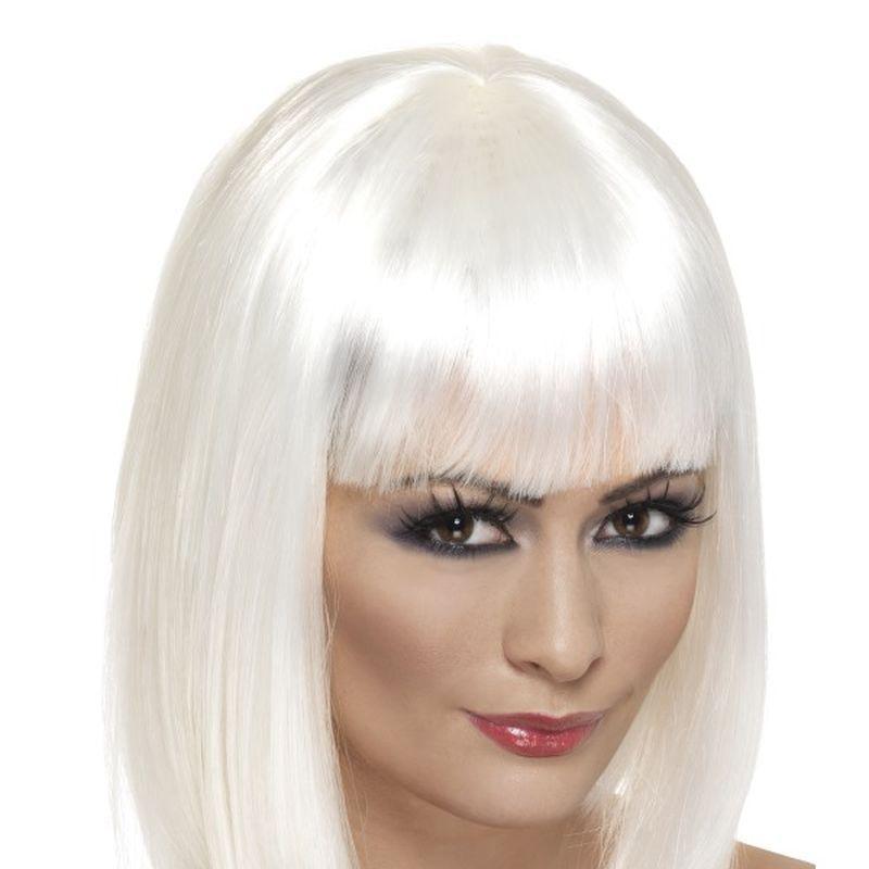 Glam Wig - One Size Womens White