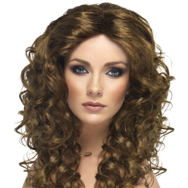 Glamour Wig - One Size Womens Brown