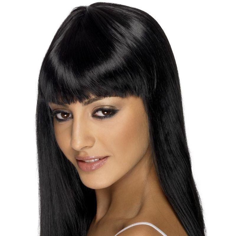 Glamourama Wig - One Size Womens Black