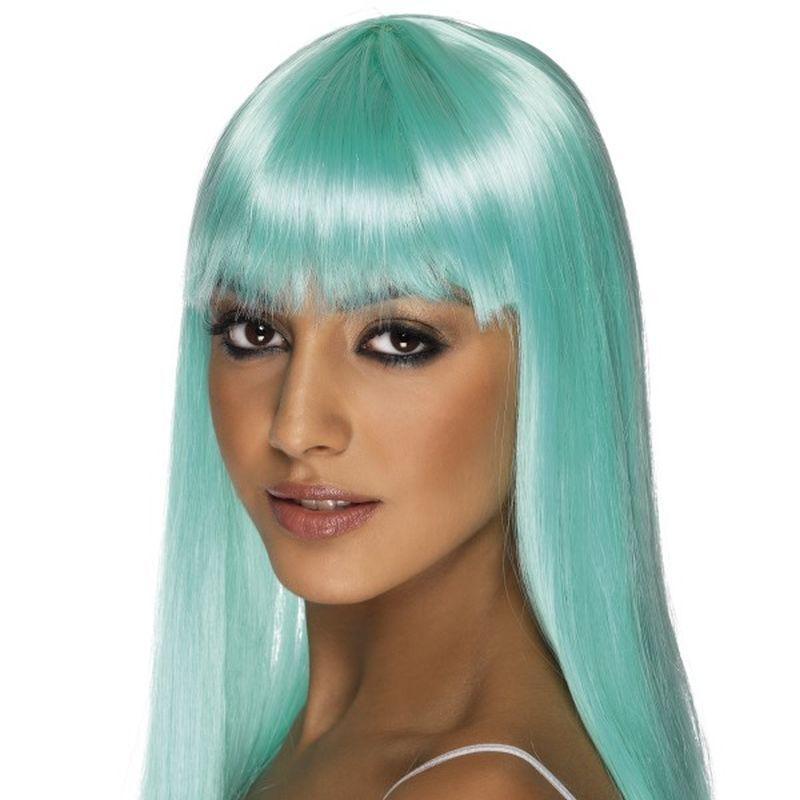 Glamourama Wig - One Size Womens Blue