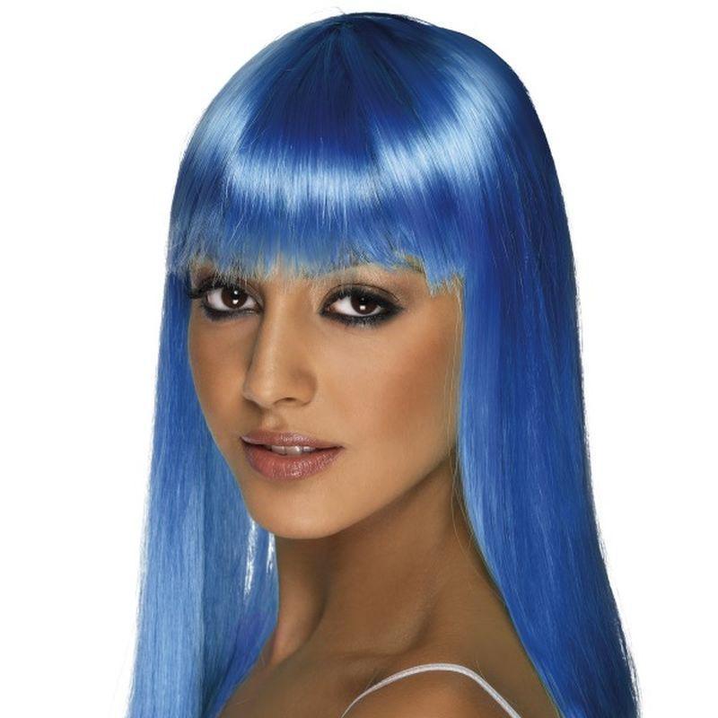 Glamourama Wig - One Size Womens Blue