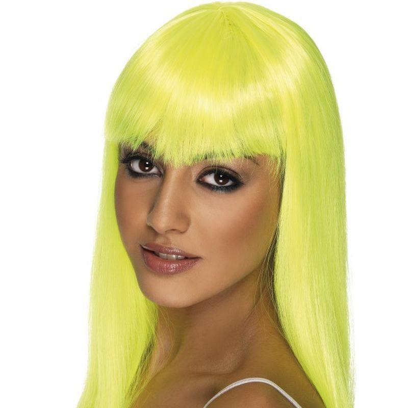 Glamourama Wig - One Size Womens Yellow