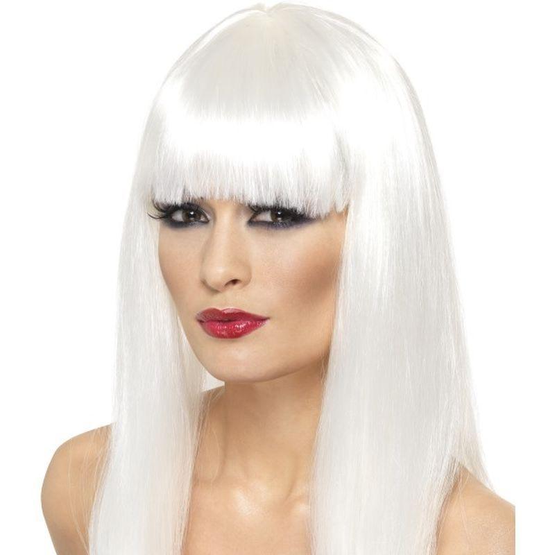Glamourama Wig - One Size Womens White
