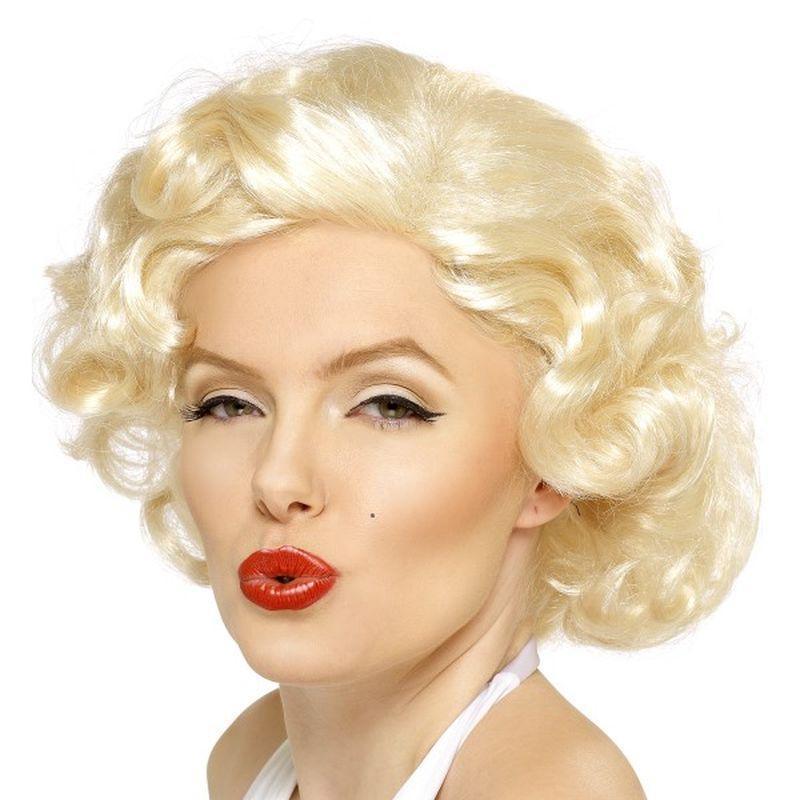 Marilyn Monroe Bombshell Wig - One Size Womens Blonde