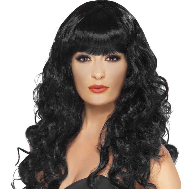 Siren Wig - One Size Womens Black