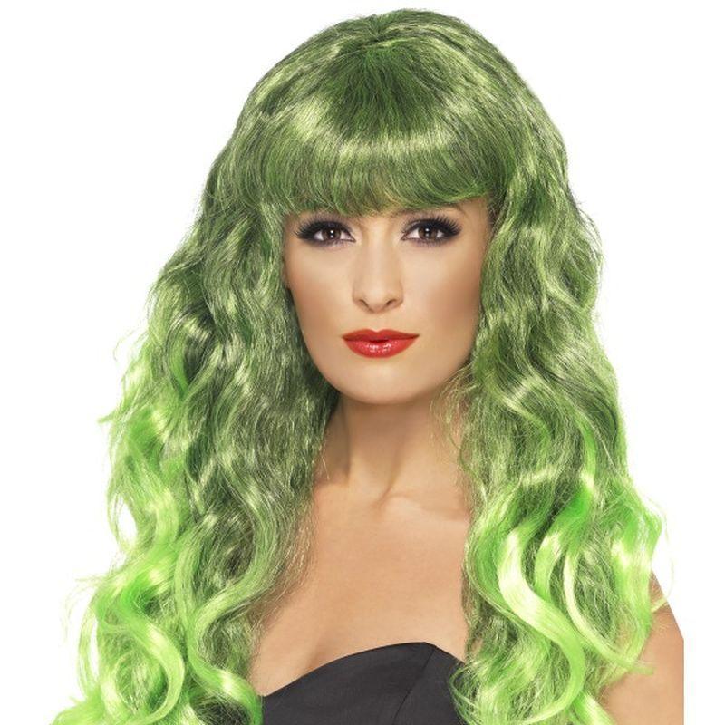 Siren Wig - One Size Womens Green