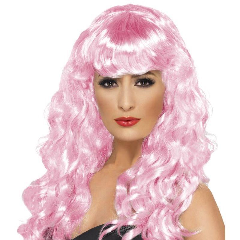 Siren Wig - One Size Womens Pink