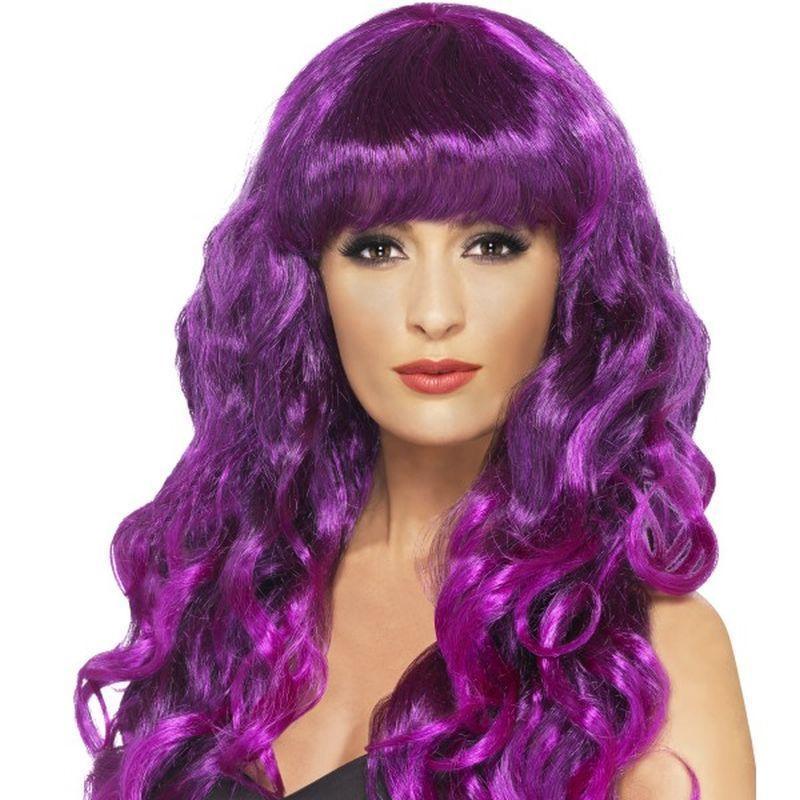Siren Wig - One Size Womens Purple