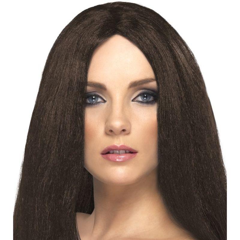 Star Style Wig - One Size Womens Brown