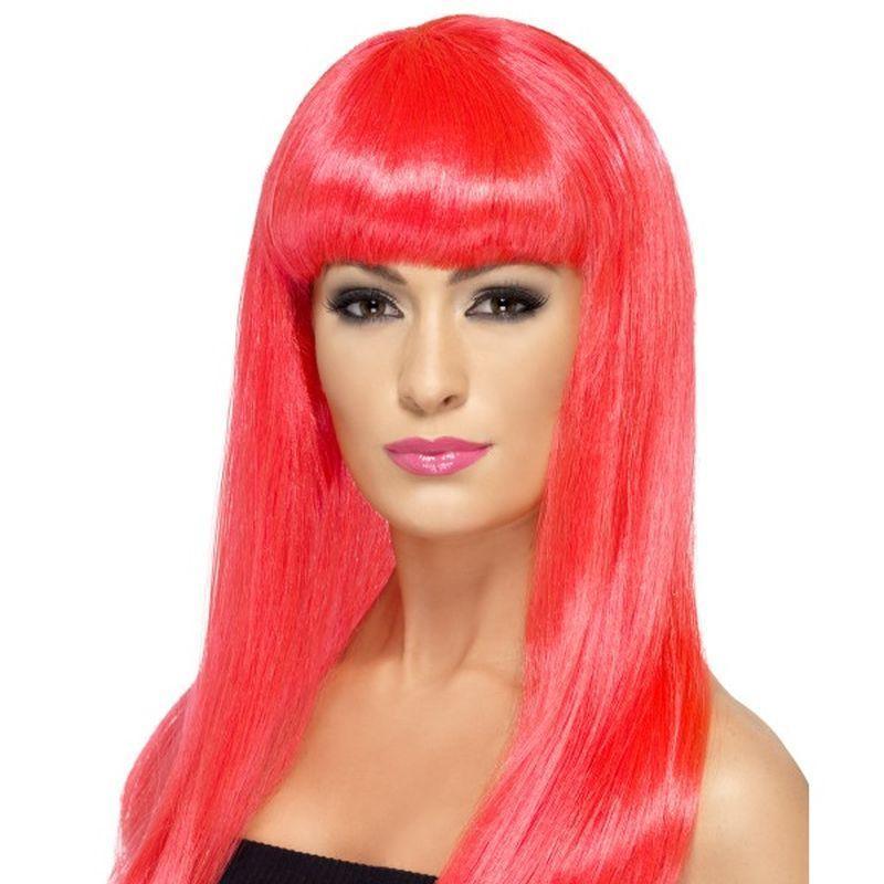Babelicious Wig - One Size Womens Pink