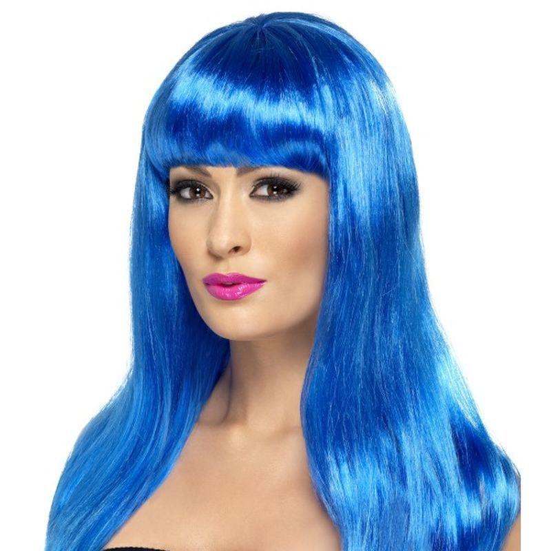 Babelicious Wig - One Size Womens Blue