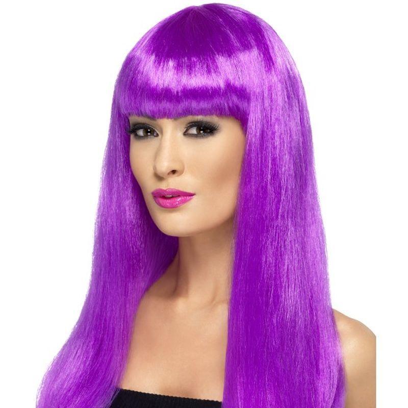 Babelicious Wig - One Size Womens Purple