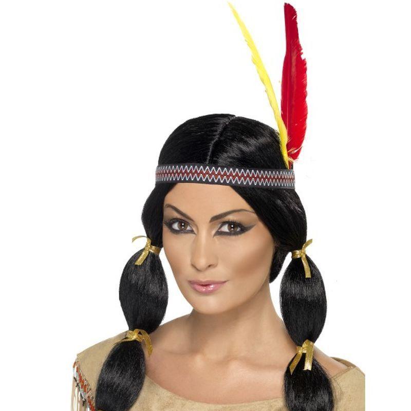 Indian Wig - One Size Womens Black