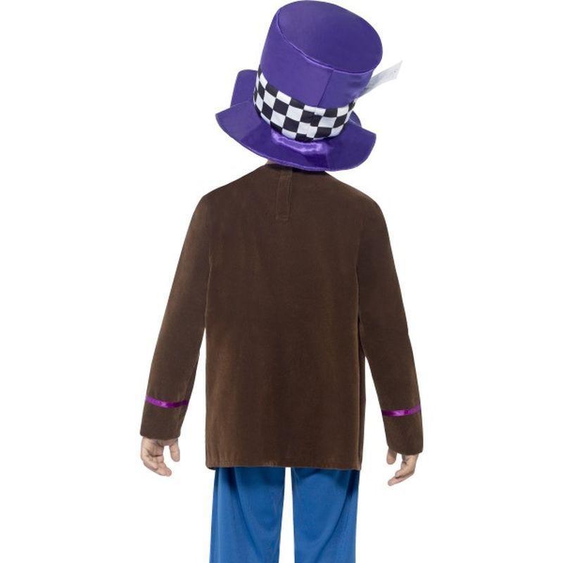 Deluxe Hatter Costume Kids Brown Blue Boys