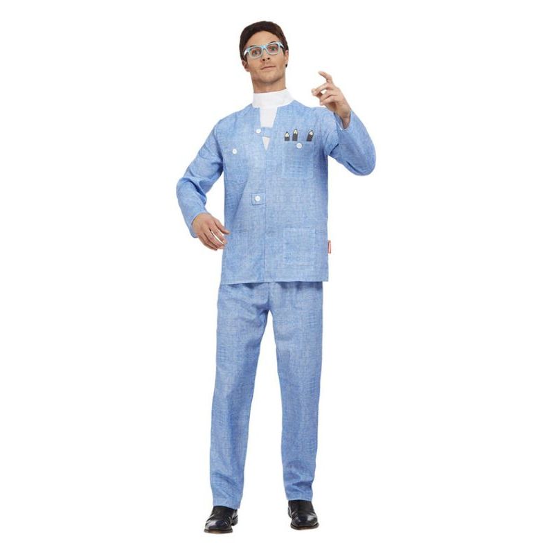 Thunderbirds Brains Costume Blue Mens