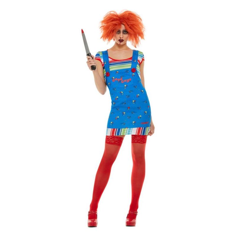 Chucky Costume Adult Blue Womens -1