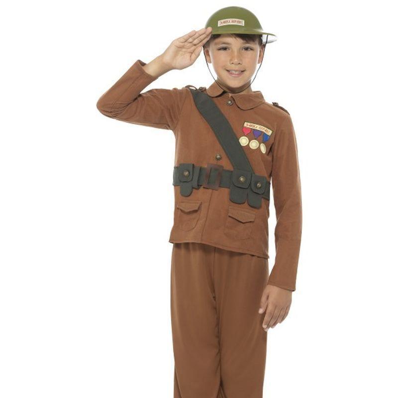 Horrible Histories Soldier Costume - Small Age 4-6